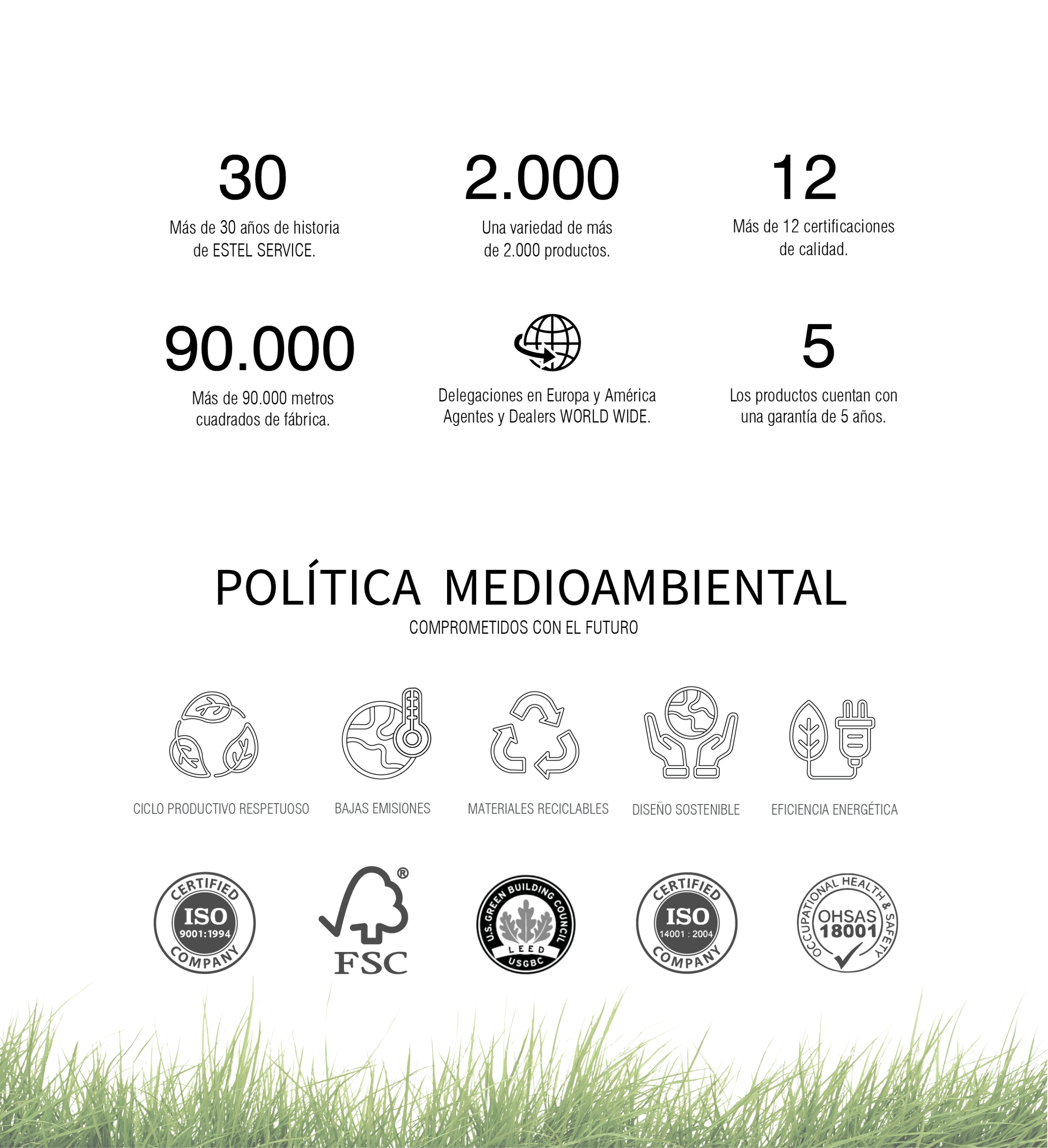 Política medio ambiental cocinas Estel Service